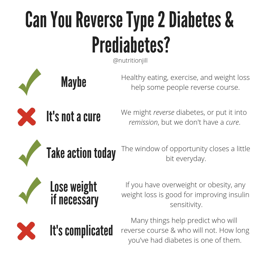 is prediabetes reversible)
